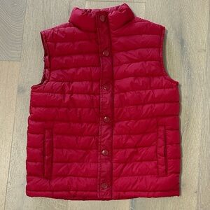 Gymboree Classic Quilted Puffy Red Vest (L/10-12)